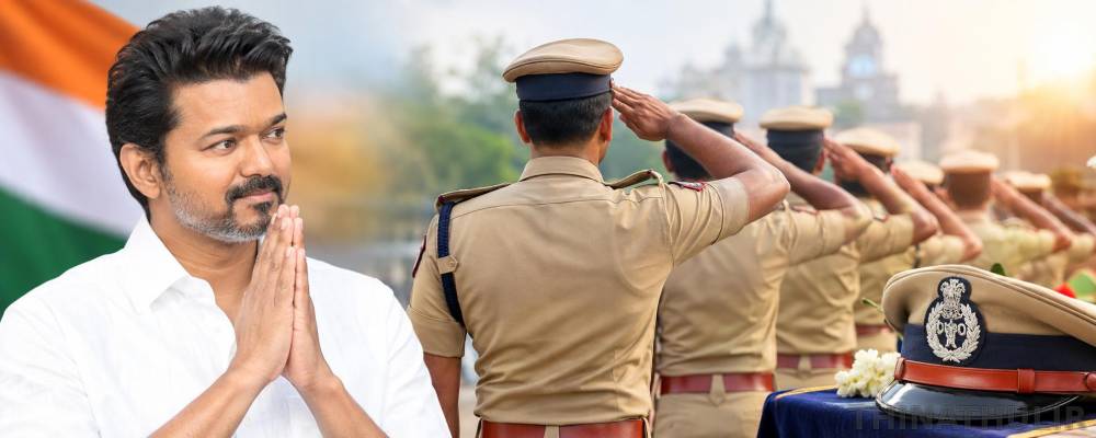 காவல்துறையின் வீரமும் தியாகமும் என்றும் மறக்க முடியாது; முதல்-அமைச்சர் விஜய் காவலர் தின வாழ்த்து