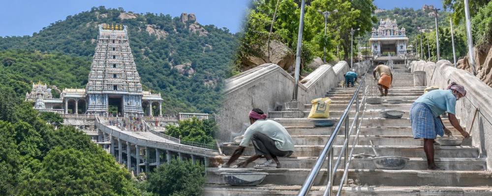 மருதமலை கோவிலில் ரூ.10 கோடியில் படிக்கட்டு புனரமைப்பு!