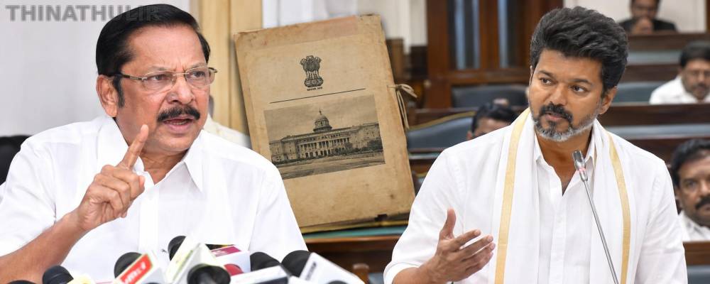 சர்க்காரியா கமிஷன் பற்றி நேருக்கு நேர் விவாதிக்க விஜய் தயாரா? - ஆர்.எஸ். பாரதி கேள்வி