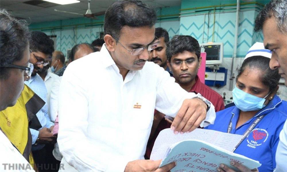 அரசு மருத்துவமனைகளில் பார்வையாளர்களுக்கு நேரக் கட்டுப்பாடு கட்டாயம்: அமைச்சர் அருண்ராஜ் அறிவிப்பு