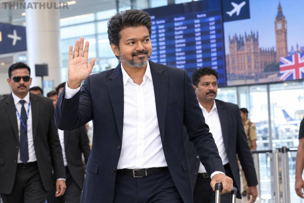முதல்-அமைச்சர் விஜய் முதன் முறையாக வெளிநாடு பயணம்; இன்று இரவு லண்டனுக்கு புறப்படுகிறார்