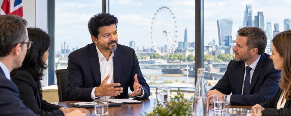 தொழில் முதலீடுகளை ஈர்ப்பதற்காக முதல்-அமைச்சர் விஜய் இங்கிலாந்து பயணம் - தமிழக அரசு விளக்கம்