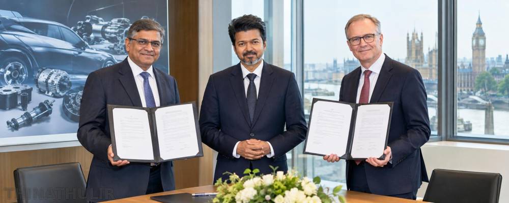 லண்டனில் கார் உதிரிபாக நிறுவனத்துடன் ரூ.11 ஆயிரம் கோடி முதலீட்டுக்கு ஒப்பந்தம்!