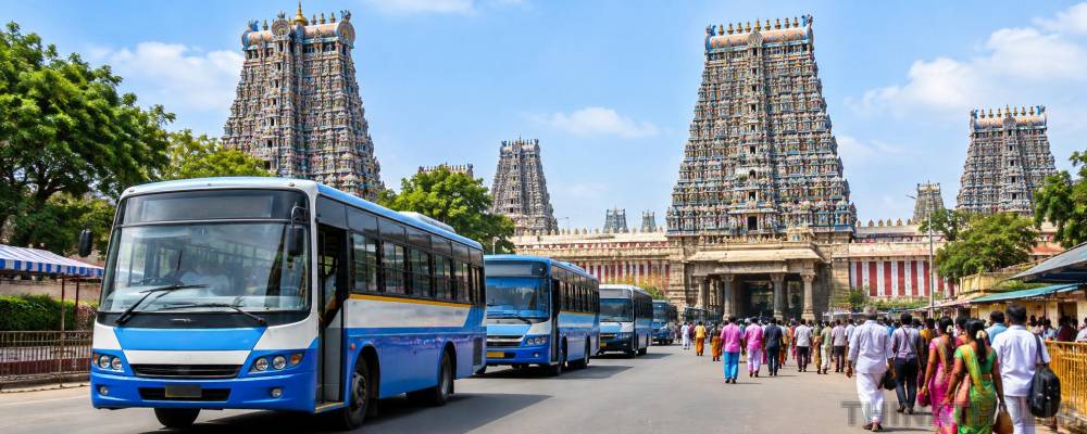 மீனாட்சியம்மன் கோவில் கும்பாபிஷேகம்: மதுரைக்கு 50 சிறப்பு பஸ்கள்