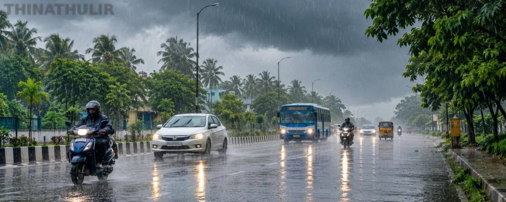 5 மாவட்டங்களில் மாலை 4 மணி வரை மழைக்கு வாய்ப்பு