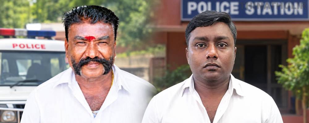 சொத்தை ஆசிரமத்துக்கு எழுதி வைப்பதாக மிரட்டிய தந்தை வெட்டிக்கொலை - மகன், தாய் கைது