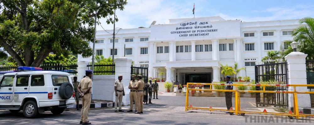 புதுச்சேரி தலைமை செயலகத்திற்கு வெடிகுண்டு மிரட்டல்: சென்னையை சேர்ந்தவர் கைது