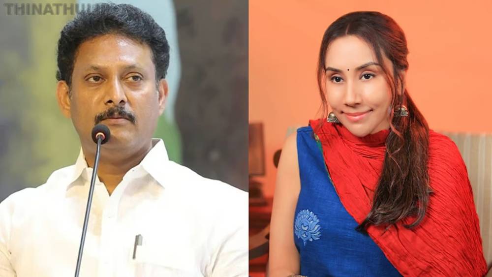 அன்பில் மகேஸ் வீட்டில் சோதனை: திவ்யா சத்யராஜ் கடும் விமர்சனம்