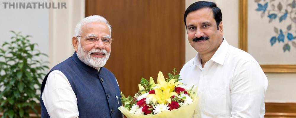 பிரதமர் மோடிக்கு பாமக தலைவர் அன்புமணி ராமதாஸ் பிறந்தநாள் வாழ்த்து