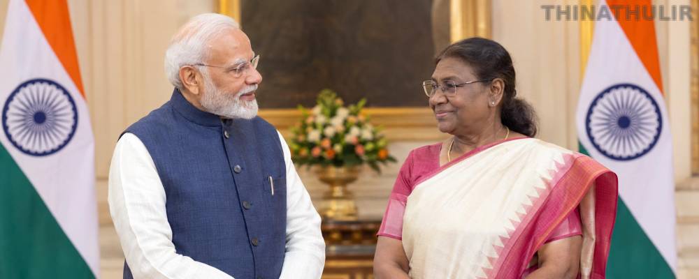 பிரதமர் மோடி பிறந்தநாள்: ஜனாதிபதி திரவுபதி முர்மு வாழ்த்து