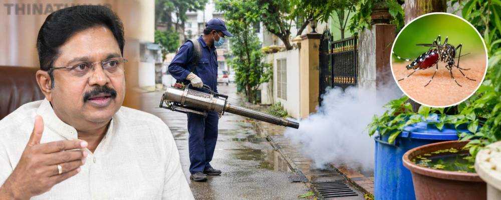 அதிகரிக்கும் டெங்கு காய்ச்சல்: கொசுக்களை ஒழிக்கும் பணிகளைத் தீவிரப்படுத்த வேண்டும் - டிடிவி தினகரன்