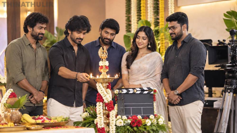 அர்ஜுன் தாஸ் நடிக்கும் புதிய படத்தின் படப்பிடிப்பு பூஜை
