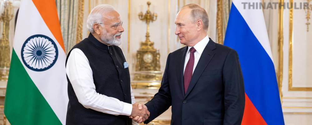 பிரதமர் மோடிக்கு ரஷிய அதிபர் புதின் பிறந்தநாள் வாழ்த்து