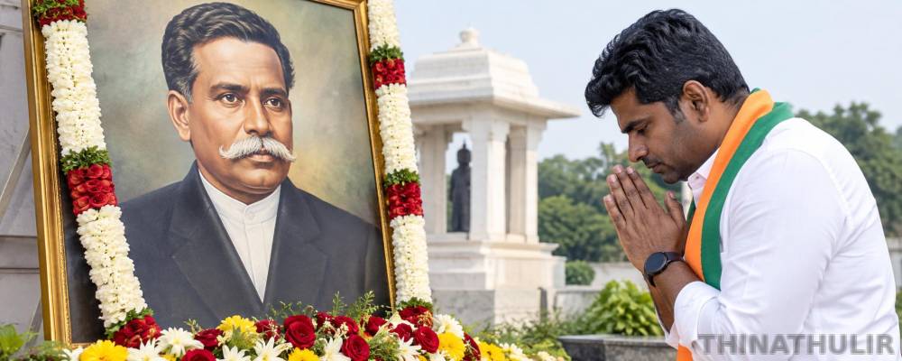 இரட்டைமலை சீனிவாசன் நினைவு தினம் - அண்ணாமலை புகழஞ்சலி