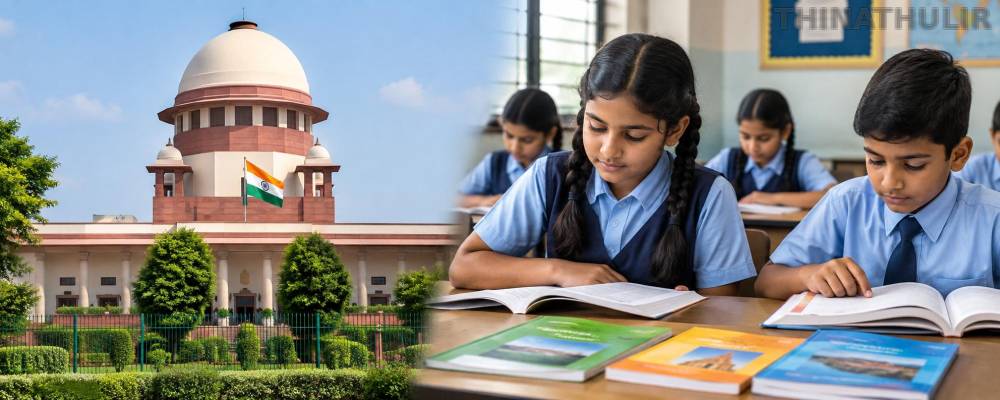 6-ம் வகுப்பில் மும்மொழிக் கொள்கை: அடுத்த கல்வியாண்டில் அமல்படுத்த பரிசீலிக்க சுப்ரீம் கோர்ட்டு அறிவுறுத்தல்