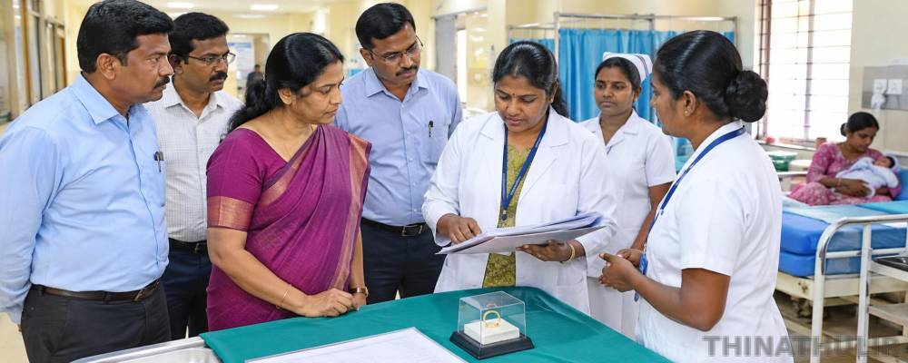 உசிலம்பட்டியில் தாய்மாமன் தங்க மோதிர திட்டம்... அதிகாரிகள் நேரில் ஆய்வு