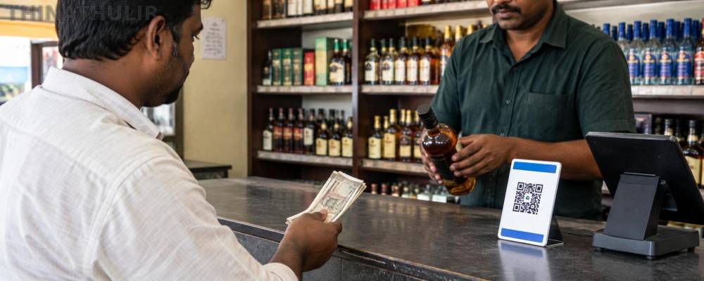 மதுபிரியர்களுக்கு அதிர்ச்சி செய்தி: ரூ.500-க்கு மேல் ரொக்கமாக செலுத்த முடியாது