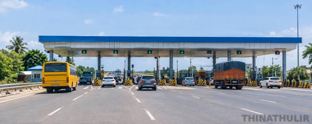 ராசாம்பாளையம் சுங்கச்சாவடியில் தனியார் கல்வி நிறுவன வாகனக் கட்டணம் ரூ.9,160 ஆக உயர்வு
