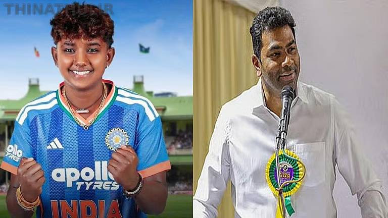 ஆசிய விளையாட்டு போட்டி: தங்கம் வென்ற கமலினிக்கு ஆதவ் அர்ஜுனா வாழ்த்து