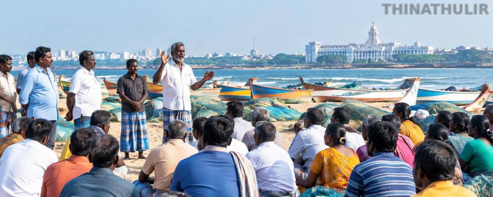 புதிய தலைமைச் செயலகம் அமைக்கும் அரசாணையை ரத்து செய்யக்கோரி 29-ம் தேதி மீனவர்கள் ஆர்ப்பாட்டம்