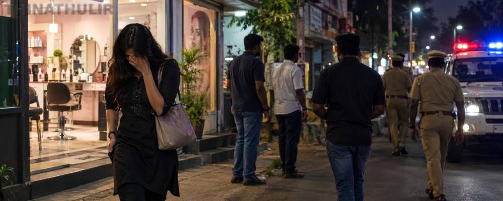 அழகு நிலைய பெண் ஊழியருக்கு பாலியல் தொல்லை: கல்லூரி மாணவர் உள்பட 3 பேர் கைது