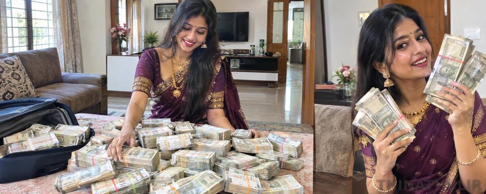 கட்டுக்கட்டாக பணம்... கழுத்து நிறைய நகை: ரீல்ஸ் வெளியிட்ட பெண் யூடியூபர் வீட்டில் ரூ.1 கோடி கொள்ளை