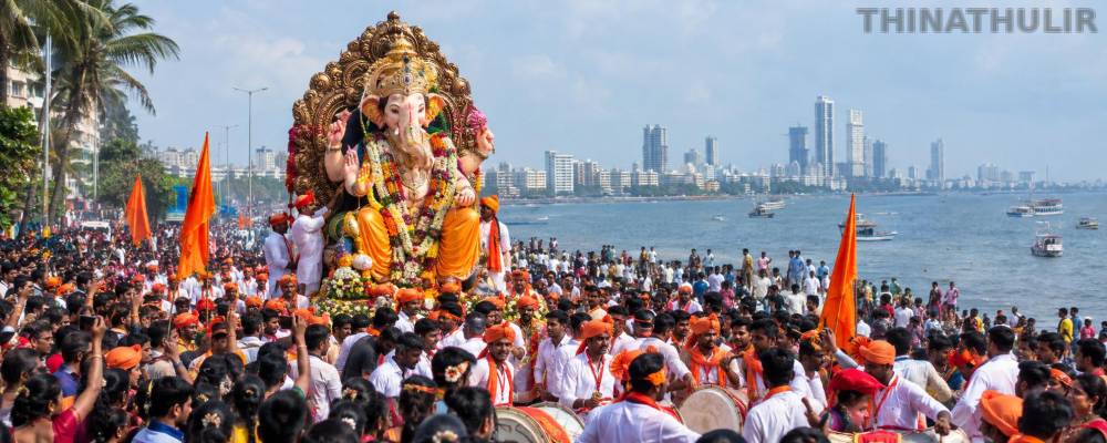 அனந்த சதுர்த்தசி: மும்பையில் கோலாகலமாக நடைபெறும் விநாயகர் ஊர்வலம்