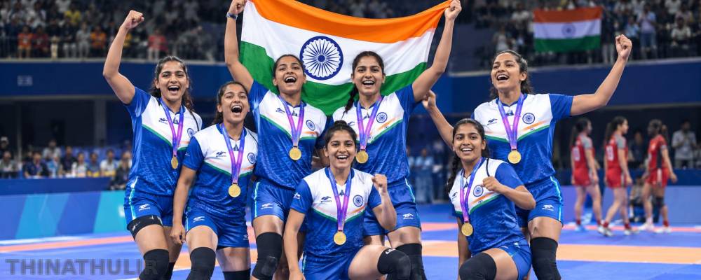 ஆசிய விளையாட்டு: கபடியில் இந்தியா வெற்றிக்கொடி; மகளிர் அணிக்கு தங்கம்