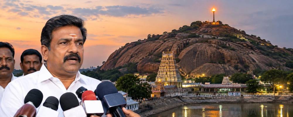 திருப்பரங்குன்றம் மலை உச்சியில் தீபம் ஏற்ற நடவடிக்கை தேவை: இந்து முன்னணி மாநில தலைவர்*