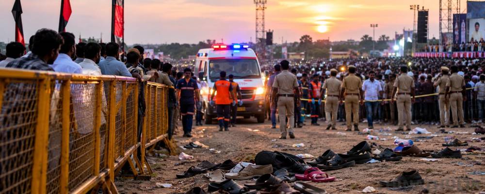 கூட்ட நெரிசலில் 41 பேர் பலி: கரூர் கண்ணீரில் மூழ்கிய தினம் இன்று