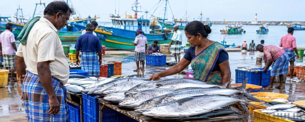 தூத்துக்குடியில் குறைந்த மீன் வரத்து: சீலா கிலோ ரூ.1,000-க்கு விற்பனை
