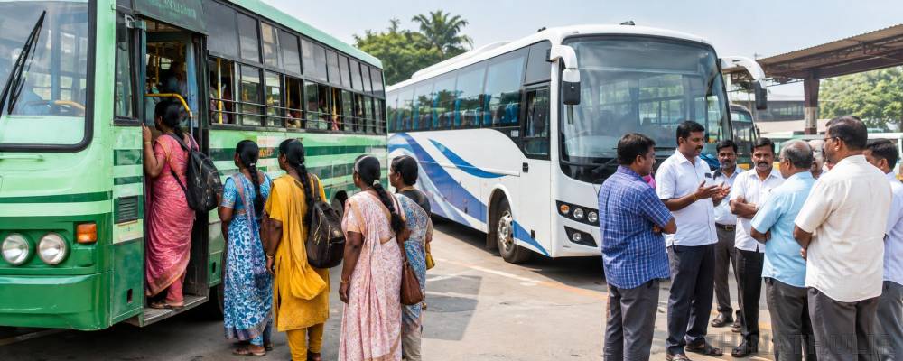 இலவச பஸ் பயண திட்டத்தில் தனியார் பஸ்களையும் இணைக்க வேண்டும்: உரிமையாளர்கள் சங்க கூட்டமைப்பு கோரிக்கை