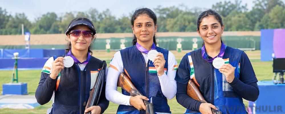 ஆசிய விளையாட்டு: துப்பாக்கி சுடுதலில் இந்தியாவுக்கு மேலும் ஒரு வெள்ளிப் பதக்கம்