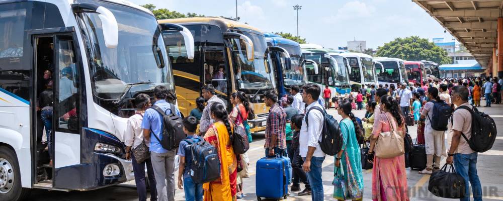 ஆயுத பூஜை எதிரொலி: ஆம்னி பஸ் கட்டணம் அதிரடி உயர்வு