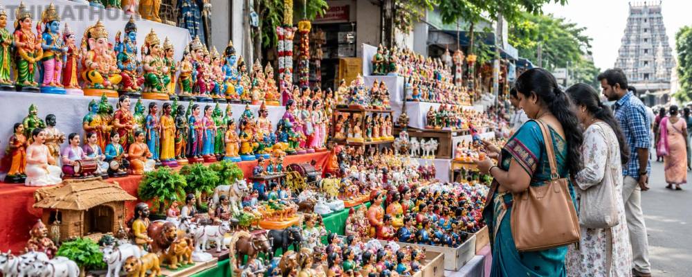 மயிலாப்பூரில் கண்ணை கவரும் கொலு பொம்மைகள்.. களைகட்டும் நவராத்திரி விற்பனை!