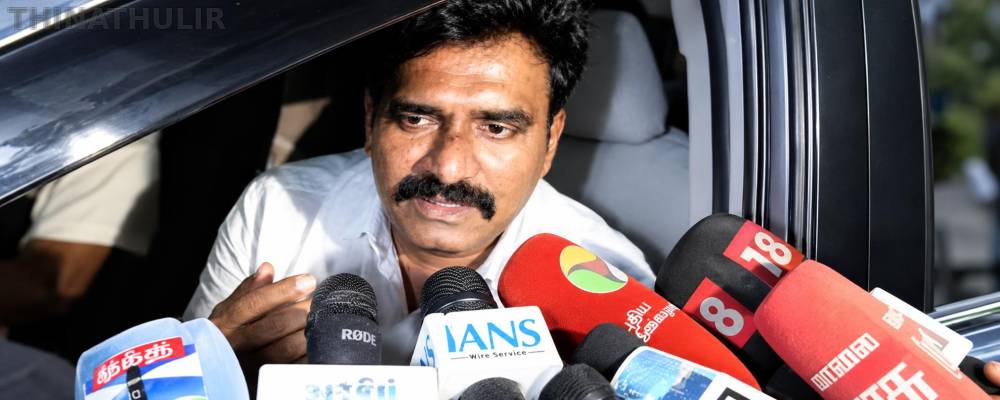 திமுகவினர் கூறும் தவறான தகவல்களை பெ.சண்முகம் பேசி வருகிறார் - சிடிஆர் நிர்மல்குமார்