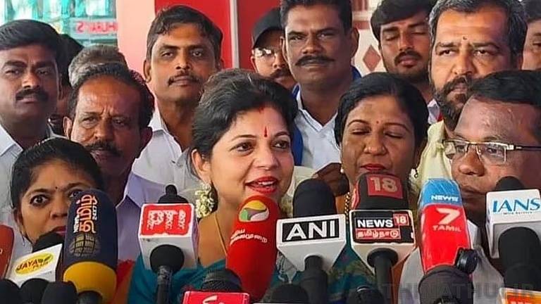 தாராபுரம் பிரசாரத்தில் மு.க.ஸ்டாலின் மற்றவர்களின் உடல்நிலை பற்றி பேசியது கண்டிக்கத்தக்கது: சவுமியா அன்புமணி