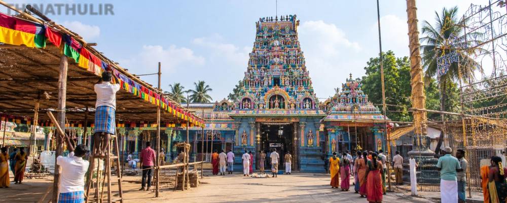 குலசை முத்தாரம்மன் கோவில் தசரா திருவிழா: முன்னேற்பாடுகள் தீவிரம்