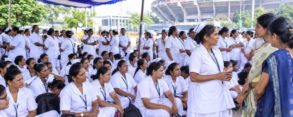 செவிலியர்கள் போராட்டம் தற்காலிகமாக வாபஸ்