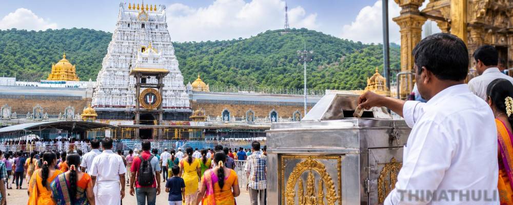 திருப்பதி கோவிலில் ஒருநாள் உண்டியல் காணிக்கை ரூ.4.56 கோடி