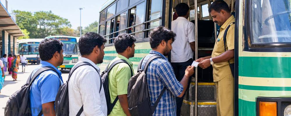 ‘வெற்றிப்பயணம்' பஸ்களில் ஆண்களுக்கும் கட்டணம் குறைப்பு