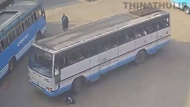 அரசு பேருந்து மோதியதில் பள்ளி மாணவி படுகாயம்