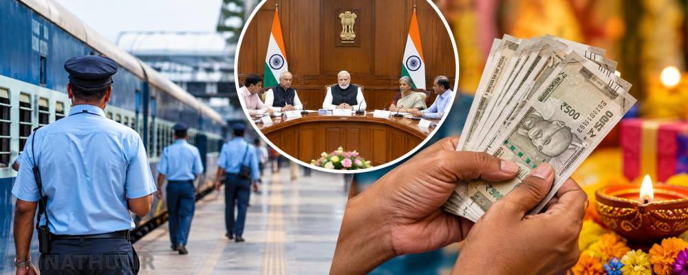 ரெயில்வே ஊழியர்களுக்கு 78 நாட்கள் ஊதியம் போனஸ்: மத்திய அமைச்சரவை ஒப்புதல்