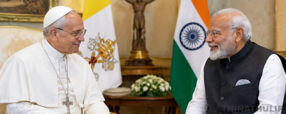 போப் லியோ விரைவில் குணமடைய வேண்டும்; பிரதமர் மோடி வாழ்த்து