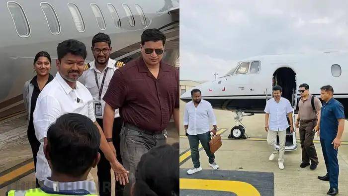 தனி விமானத்தில் கோவை வந்தடைந்தார் முதல்-அமைச்சர் விஜய்