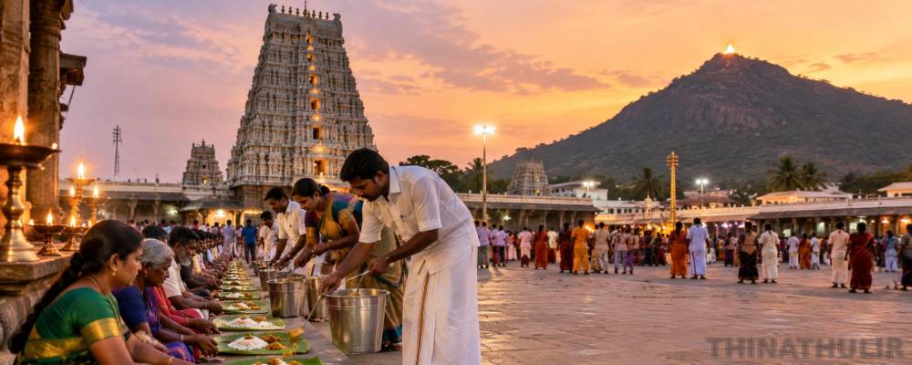 திருவண்ணாமலை கார்த்திகை தீபத் திருவிழா: அன்னதானம் வழங்க விரும்புவோர் 21-ம் தேதி முதல் விண்ணப்பிக்கலாம்