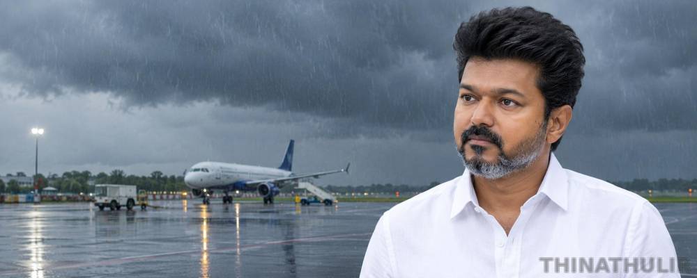 மோசமான வானிலை: முதல்வர் விஜய்யின் கேரள பயணம் ரத்து