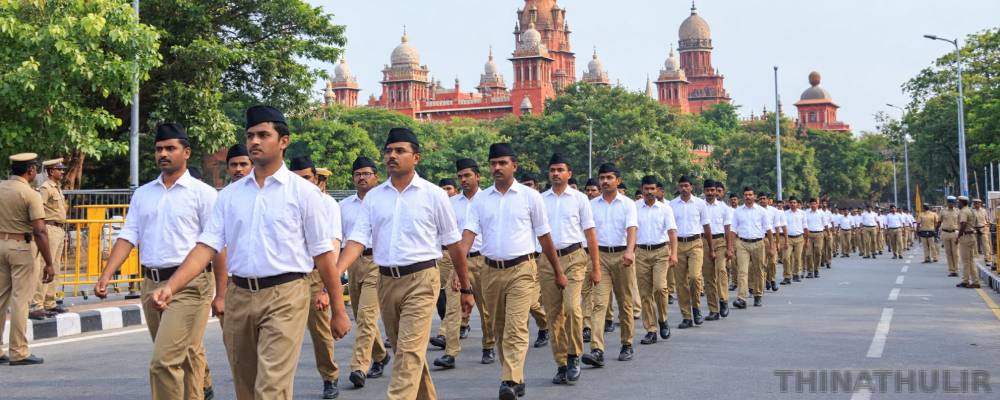 தமிழ்நாட்டில் 128 இடங்களில் ஆர்எஸ்எஸ் பேரணி: சென்னை உயர் நீதிமன்றம் அனுமதி