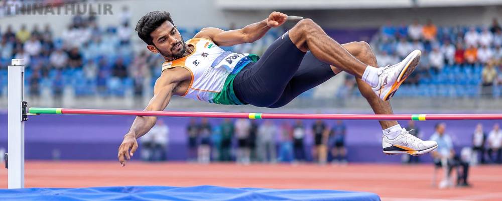 ஆசிய பாரா விளையாட்டு: உயரம் தாண்டுதலில் தங்கம் வென்ற நிஷாத் குமார்!