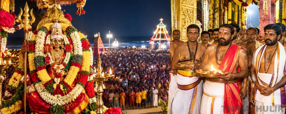 குலசேகரன்பட்டினம் சூரசம்ஹாரம்: மகிஷனை வதம் செய்த முத்தாரம்மன்; லட்சக்கணக்கான பக்தர்கள் தரிசனம்
